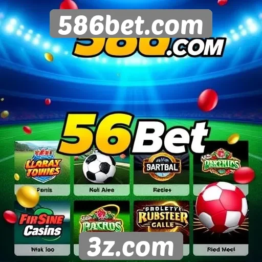 Destaques dos jogos disponíveis em 586bet